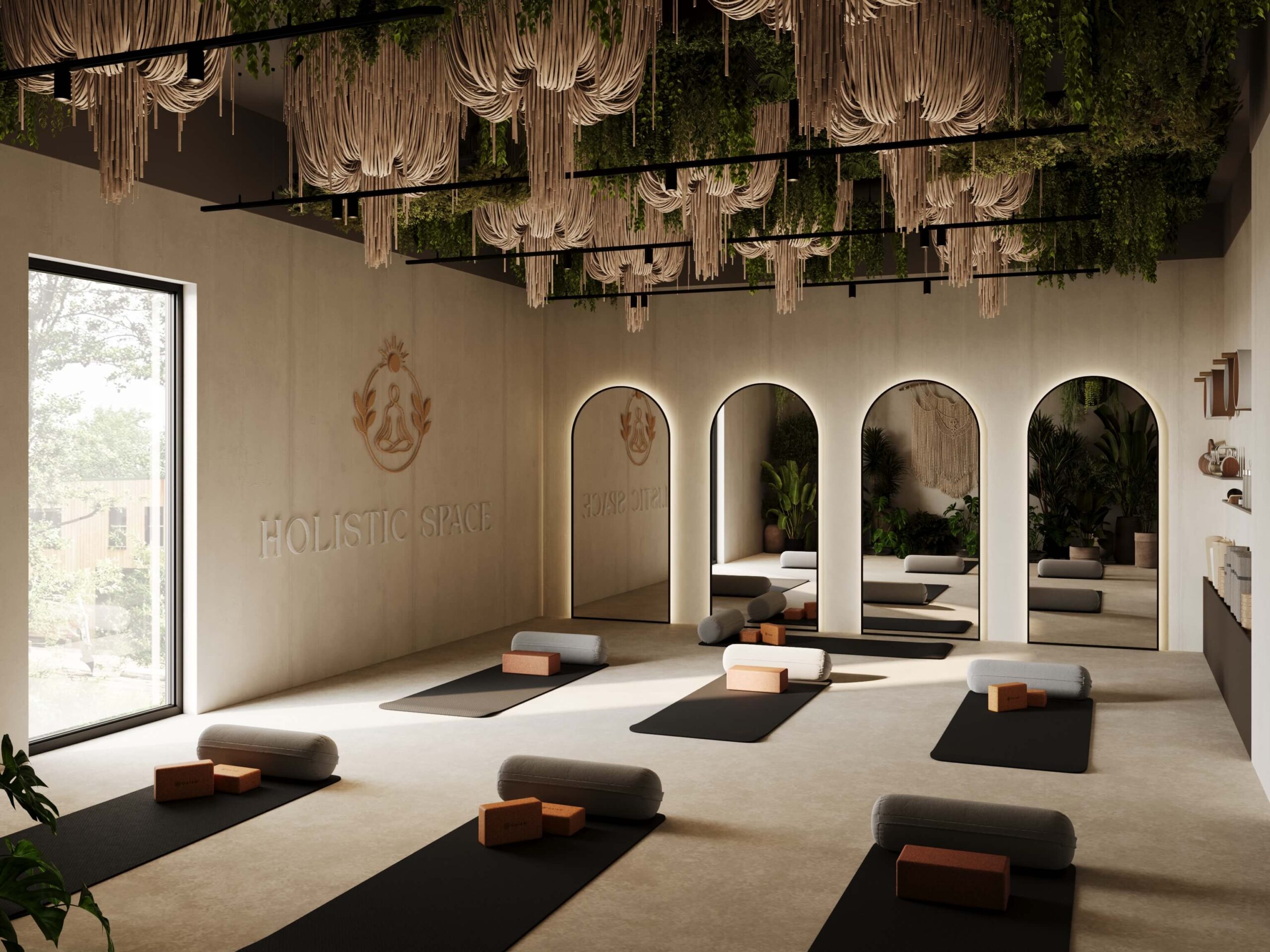 Sala wyciszenia w Holistic Space w Świętochłowicach, gdzie odbywają się sesje dźwiękiem i praktyki uważności